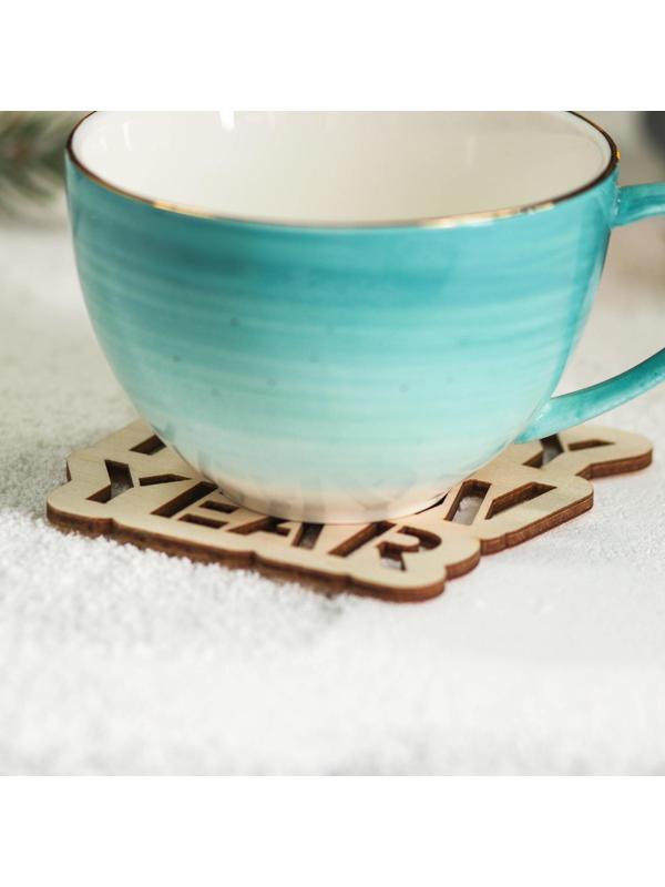 Подставка под горячее Доляна Happy New Year, 9×8,5 см