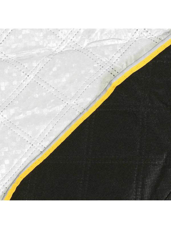 Защитный чехол-накидка на стекло автомобиля и зеркала 100х140 см, 2 слоя, светоотражающий