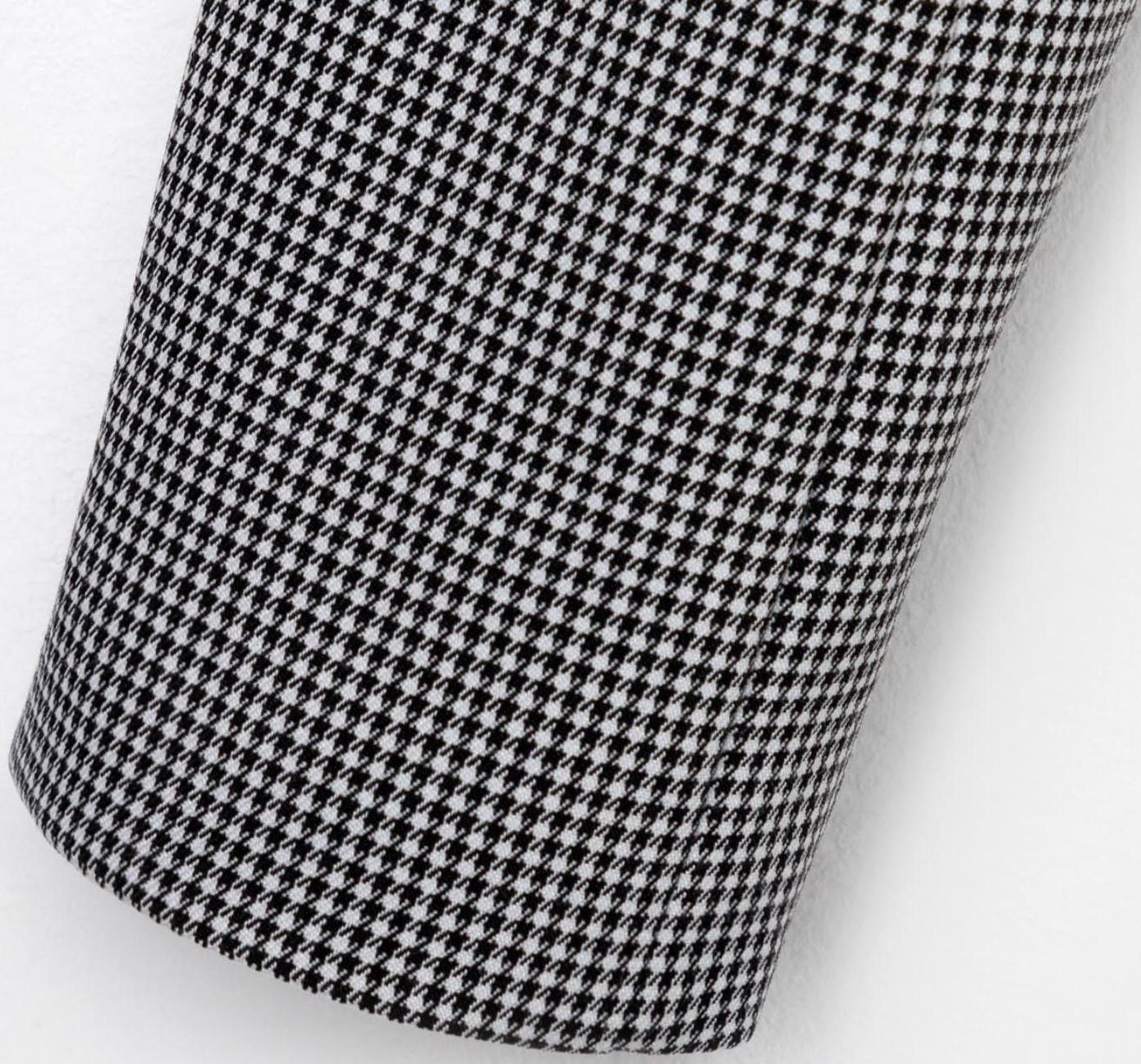 Пиджак женский укороченный MIST р. 46, чёрный/белый