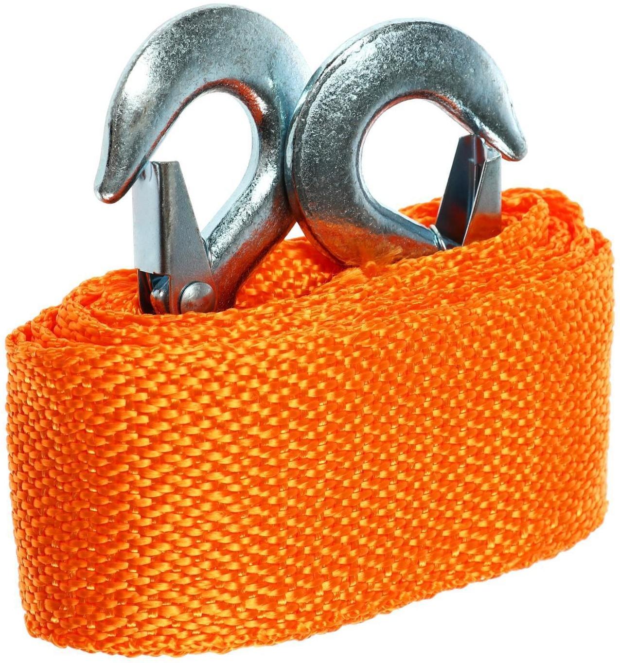 Трос-лента буксировочный TORSO, 10 т. 4 м, 2 крюка