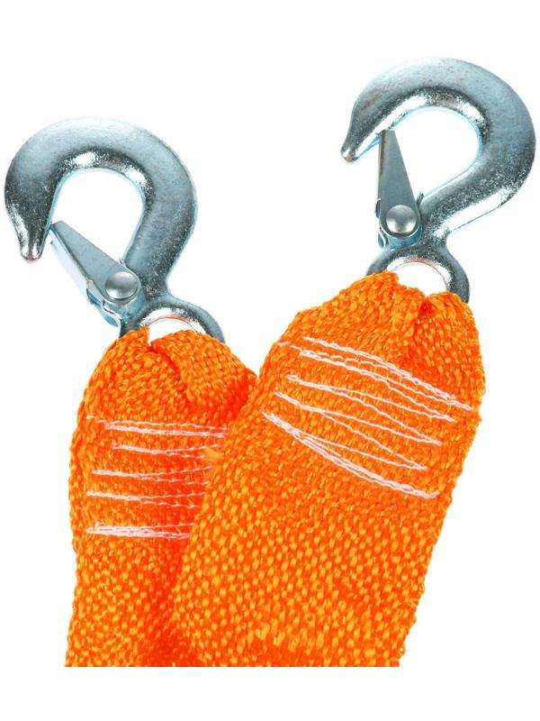 Трос-лента буксировочный TORSO, 10 т. 4 м, 2 крюка