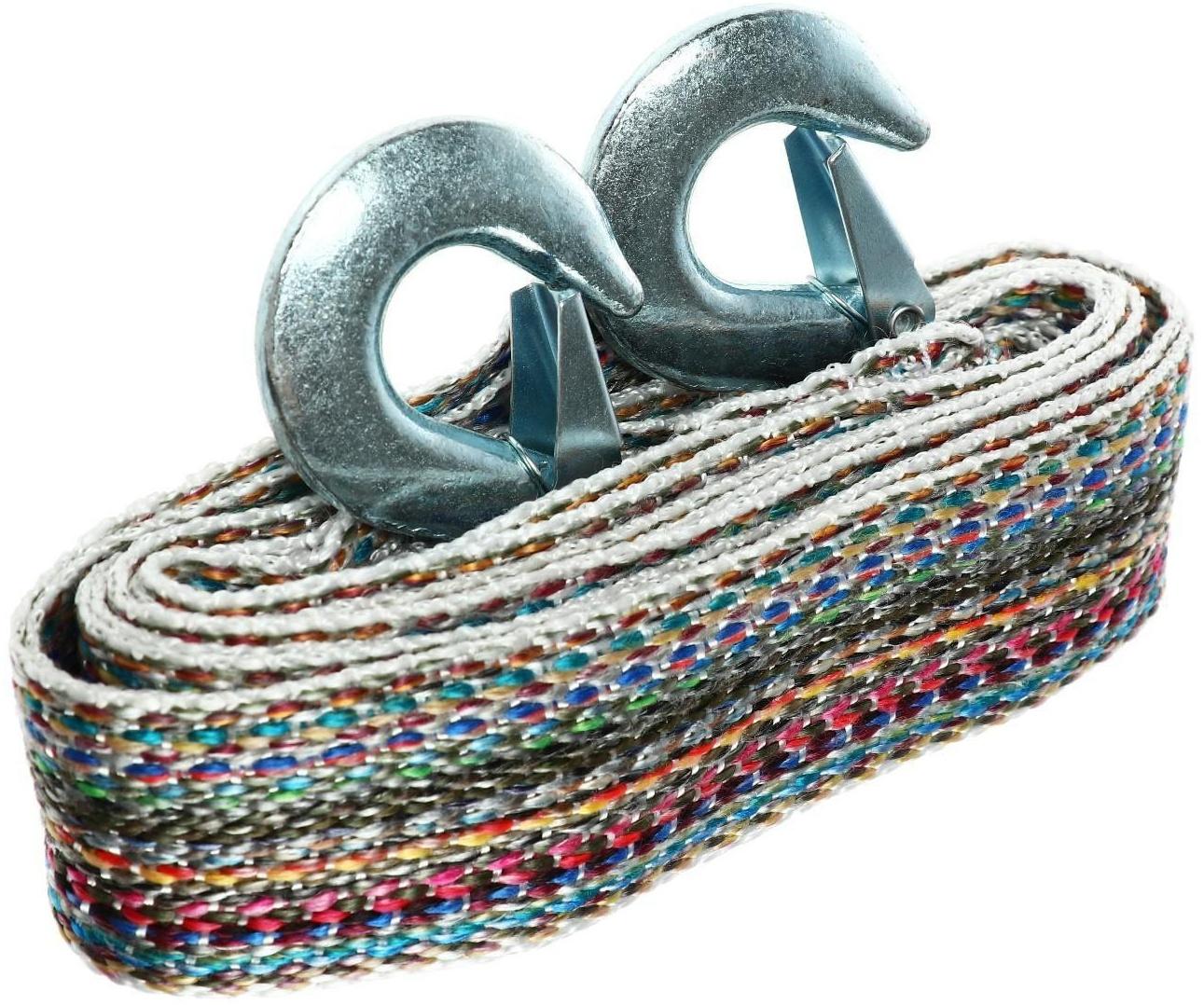 Трос-лента буксировочный TORSO, 5 т, 4 м, 2 крюка