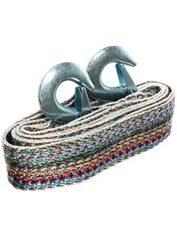 Трос-лента буксировочный TORSO, 5 т, 4 м, 2 крюка