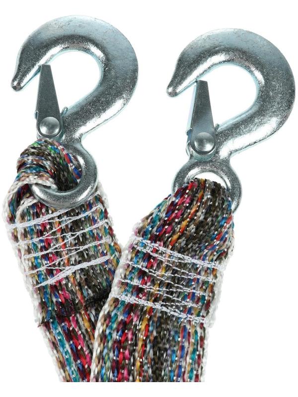 Трос-лента буксировочный TORSO, 5 т, 4 м, 2 крюка