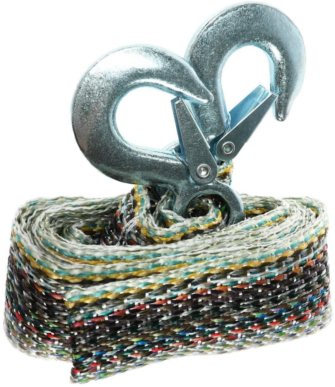 Трос-лента буксировочный TORSO, 3.5 т, 4 м, 2 крюка