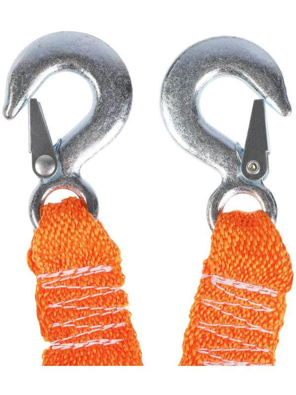 Трос-лента буксировочный TORSO, 2.5 т, 4 м, 2 крюка