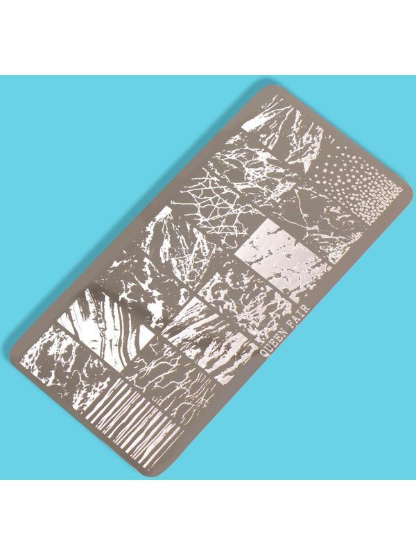 Диск для стемпинга металлический «Текстура», 12 × 6 см