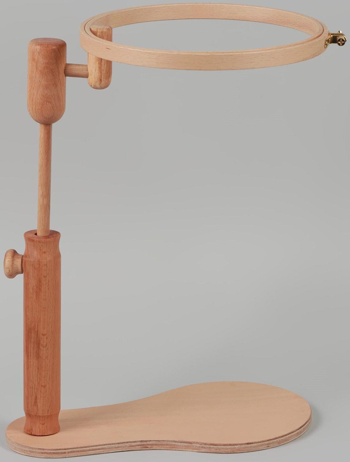 Пяльцы для вышивания, d = 21 см, с подставкой 45 см, цвет светлое дерево