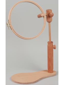 Пяльцы для вышивания, d = 21 см, с подставкой 45 см, цвет светлое дерево