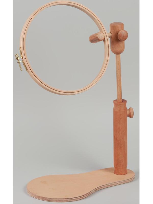 Пяльцы для вышивания, d = 21 см, с подставкой 45 см, цвет светлое дерево