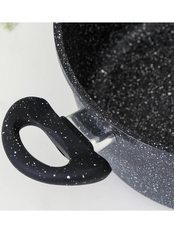 Кастрюля Доляна «Элит», 4 л, антипригарное покрытие, стеклянная крышка