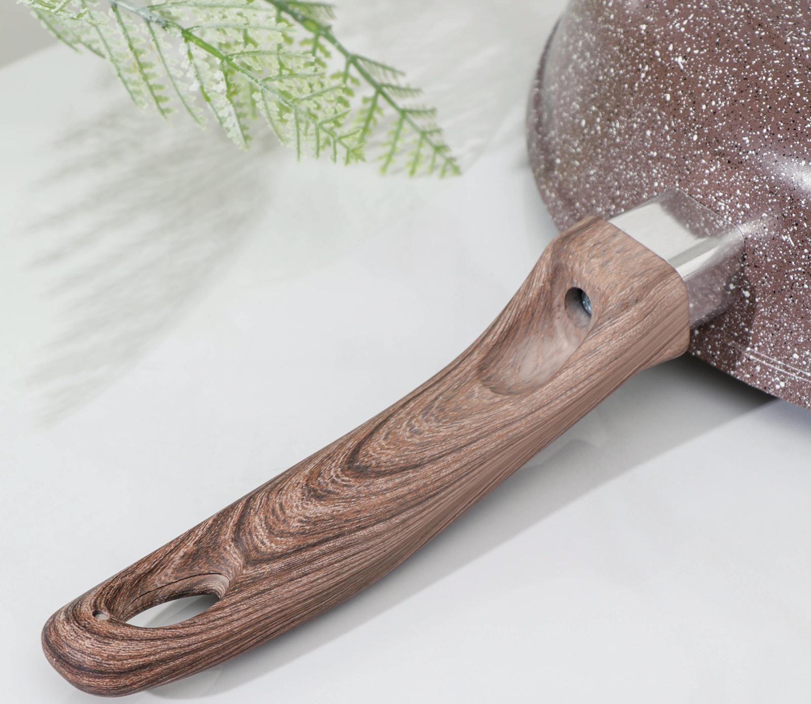 Сковорода Доляна «Брауни», d=26 см, индукция, антипригарное покрытие, цвет коричневый