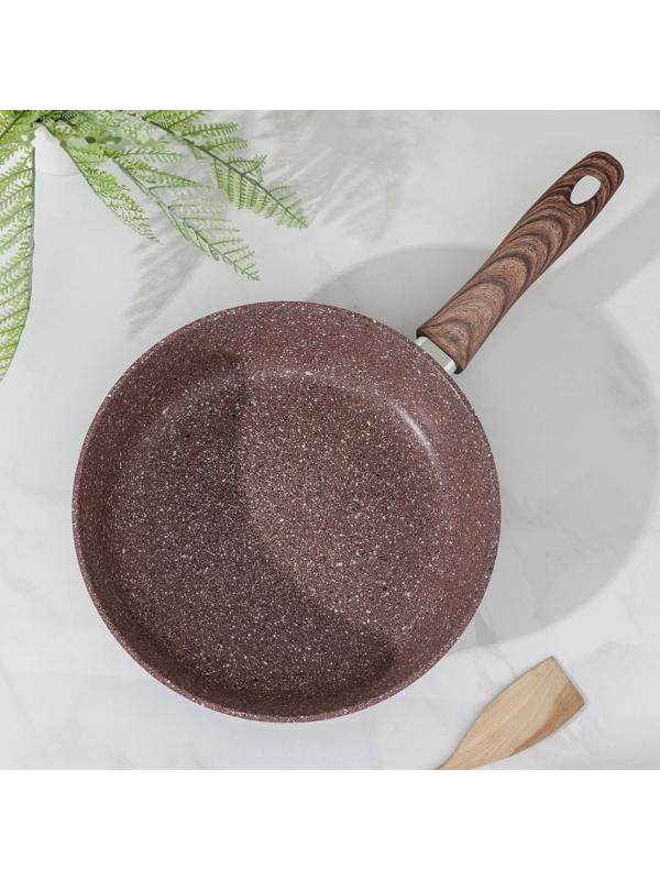 Сковорода Доляна «Брауни», d=26 см, индукция, антипригарное покрытие, цвет коричневый