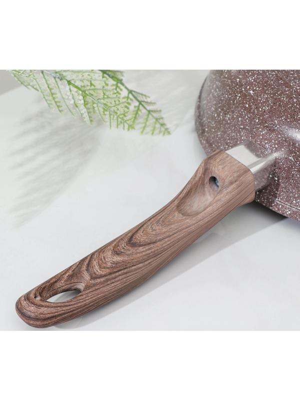 Сковорода Доляна «Брауни», d=26 см, индукция, антипригарное покрытие, цвет коричневый