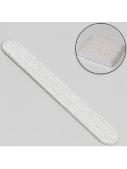 Пилка-наждак «Классика», на деревянной основе, абразивность 180, 10 см, фасовка 50 шт, цвет серый