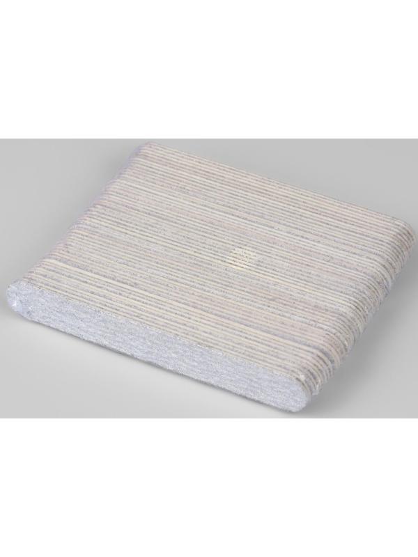 Пилка-наждак «Классика», на деревянной основе, абразивность 180, 10 см, фасовка 50 шт, цвет серый