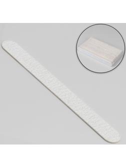 Пилка-наждак «Классика», на деревянной основе, абразивность 120, 18 см, фасовка 50 шт, цвет серый