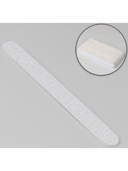 Пилка-наждак «Классика», на деревянной основе, абразивность 180, 18 см, фасовка 50 шт, цвет серый