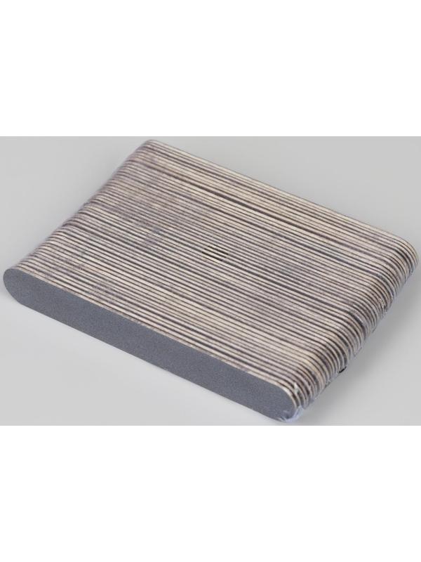 Пилка-наждак «Классика», на деревянной основе, абразивность 200, 10 см, фасовка 50 шт, цвет чёрный