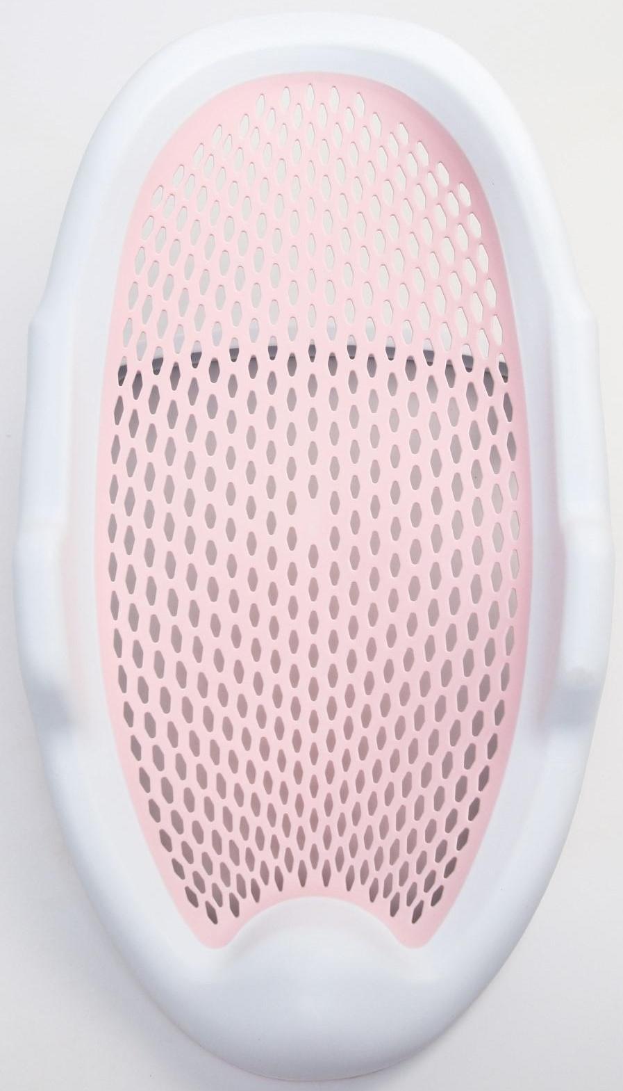 Горка для купания, цвет белый/розовый