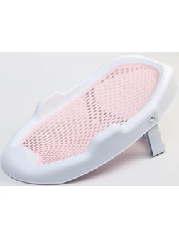 Горка для купания, цвет белый/розовый