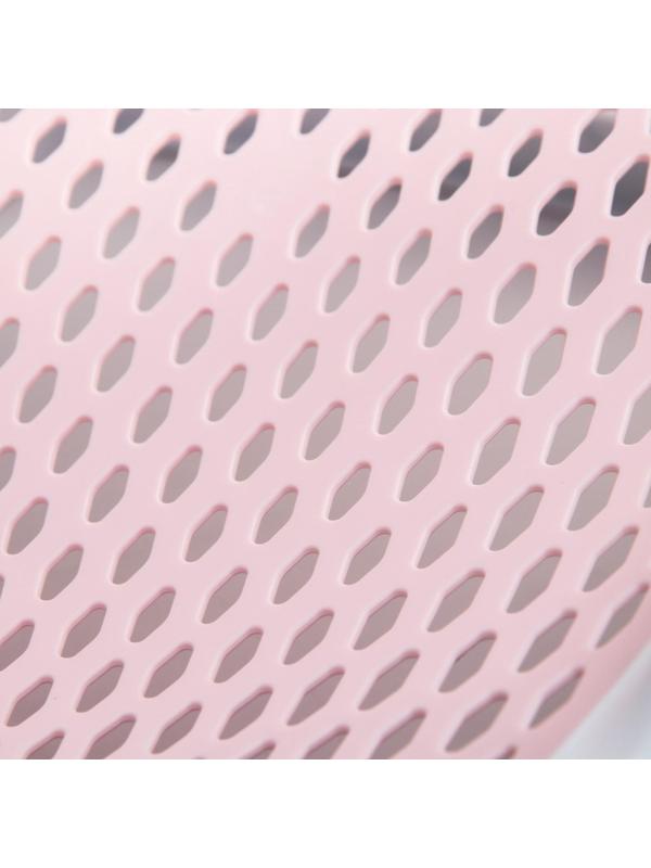 Горка для купания, цвет белый/розовый