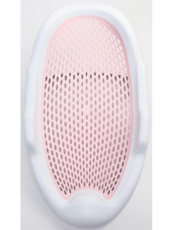 Горка для купания, цвет белый/розовый