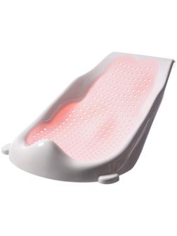 Горка для купания, цвет белый/розовый