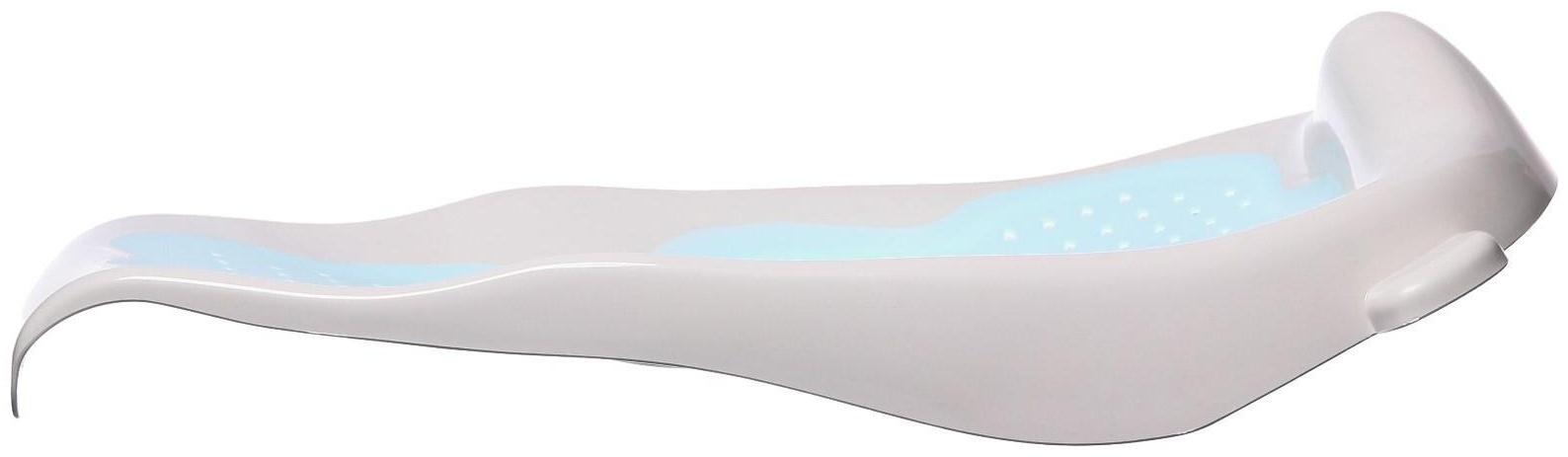 Горка для купания, цвет белый/голубой