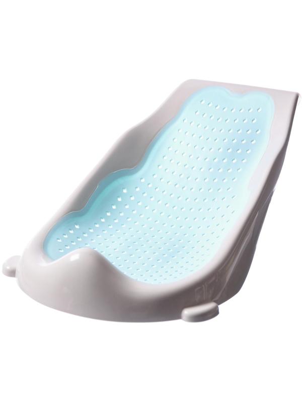 Горка для купания, цвет белый/голубой