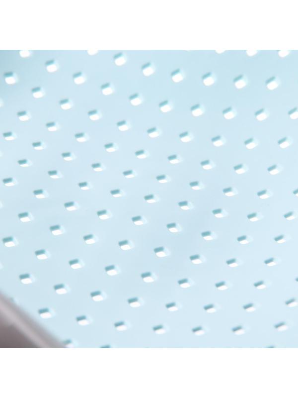 Горка для купания, цвет белый/голубой