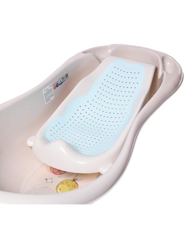 Горка для купания, цвет белый/голубой