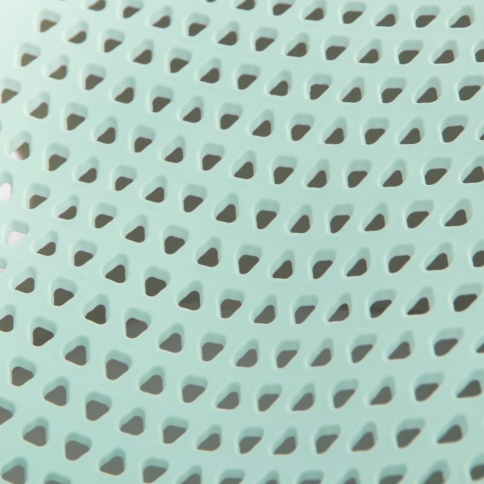 Лежак - горка для купания, цвет белый/мятный, 0-6 мес, р-р 43х30х19см