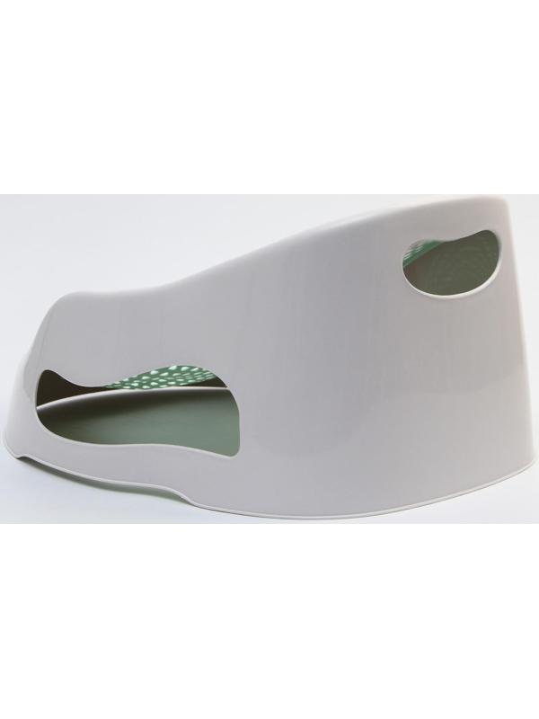 Лежак - горка для купания, цвет белый/мятный, 0-6 мес, р-р 43х30х19см