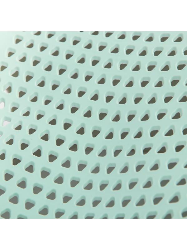 Лежак - горка для купания, цвет белый/мятный, 0-6 мес, р-р 43х30х19см