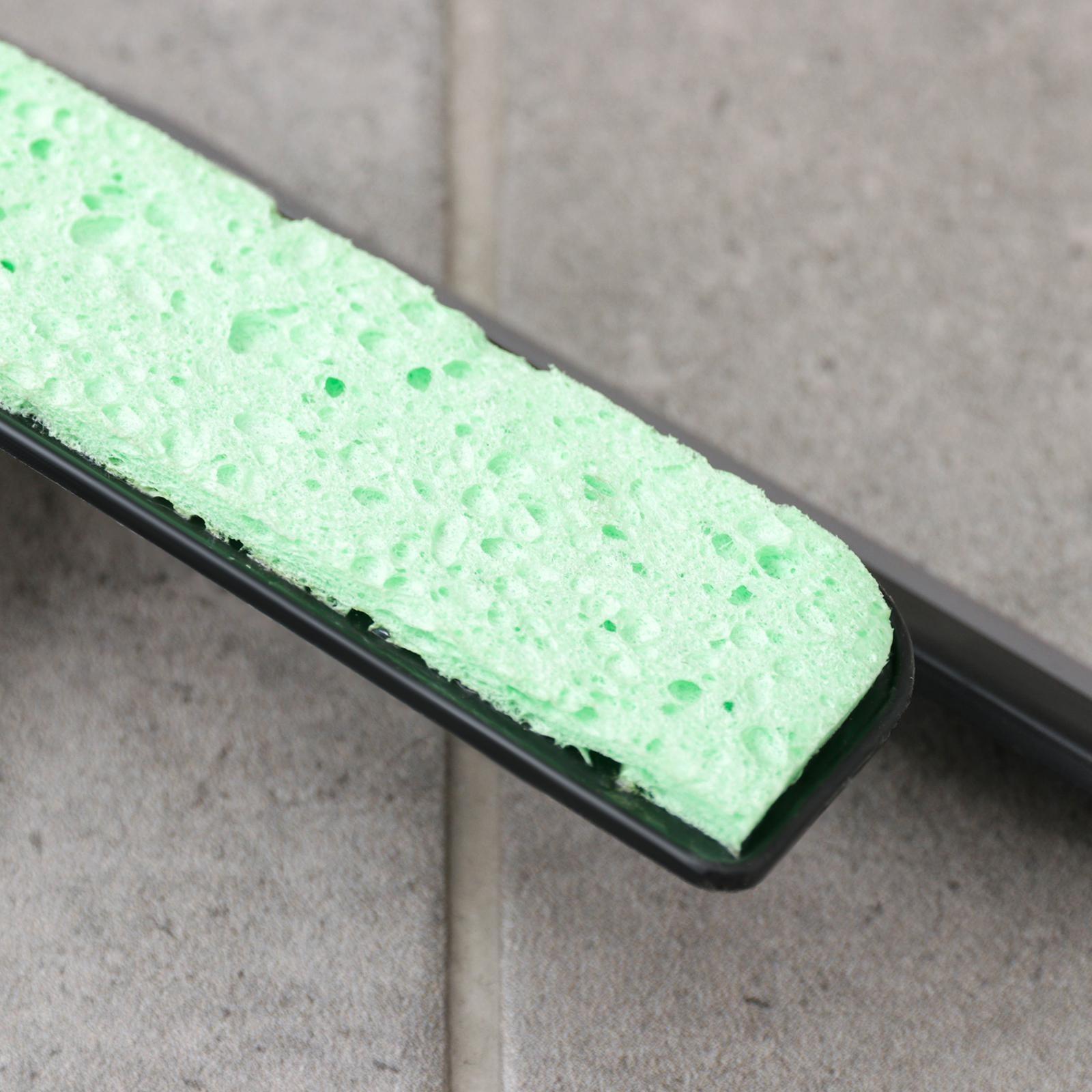 Окномойка Доляна «Элит», целлюлозная губка, поворотный силиконовый водосгон, 28×34×6 см, цвет МИКС