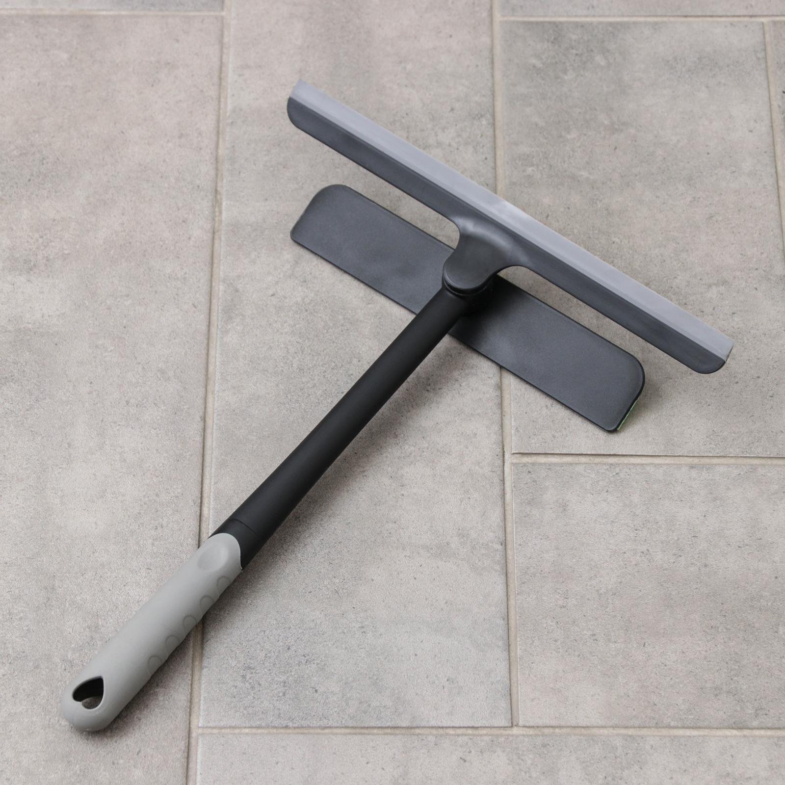 Окномойка Доляна «Элит», целлюлозная губка, поворотный силиконовый водосгон, 28×34×6 см, цвет МИКС