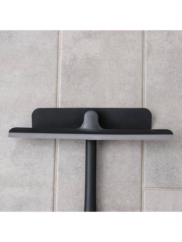 Окномойка Доляна «Элит», целлюлозная губка, поворотный силиконовый водосгон, 28×34×6 см, цвет МИКС