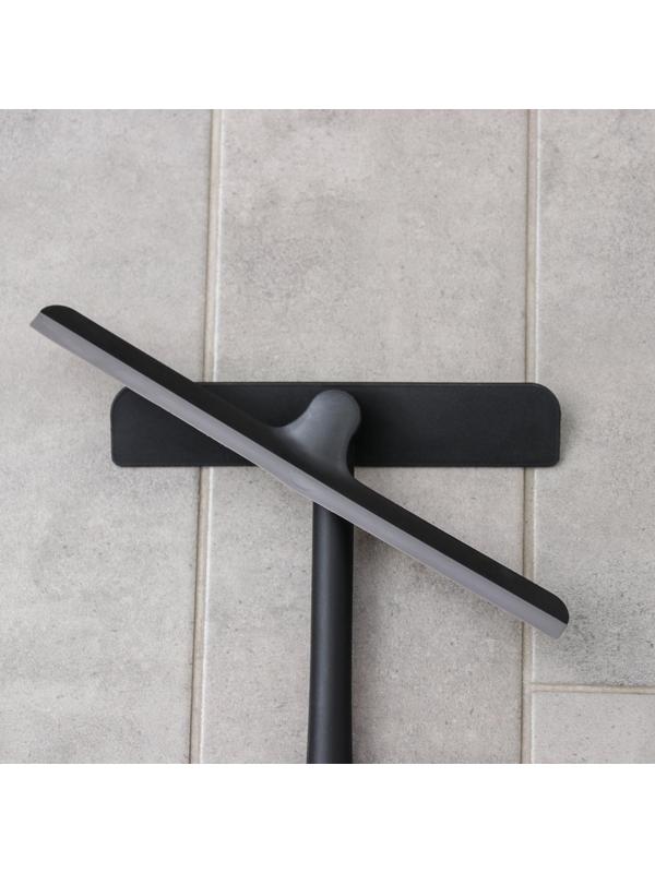 Окномойка Доляна «Элит», целлюлозная губка, поворотный силиконовый водосгон, 28×34×6 см, цвет МИКС