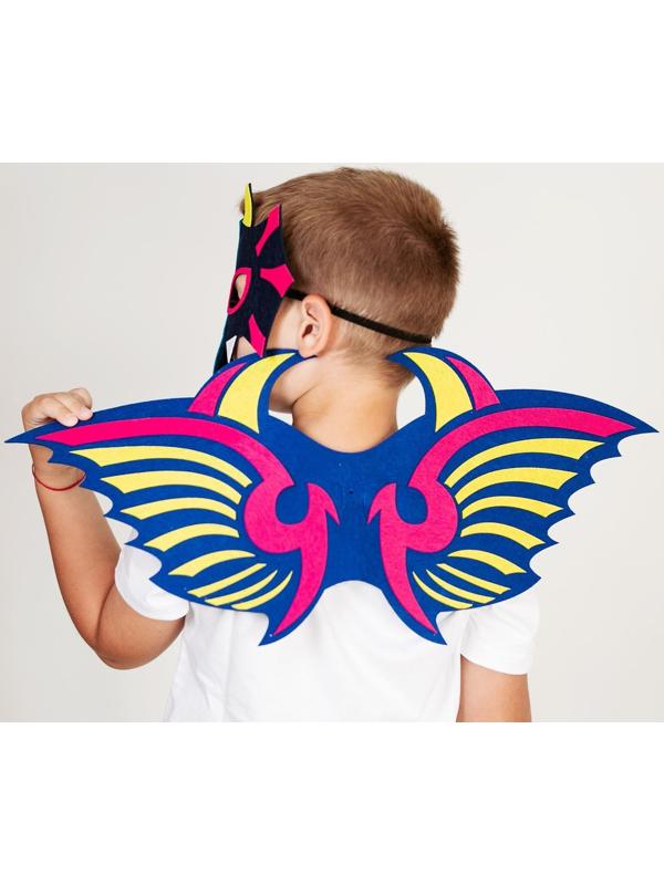 Карнавальный набор дракона, маска, крылья