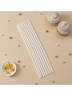 Набор палочек-дюбелей для кондитерских изделий Доляна, 8 шт, d=0.7 см, длина 30 см