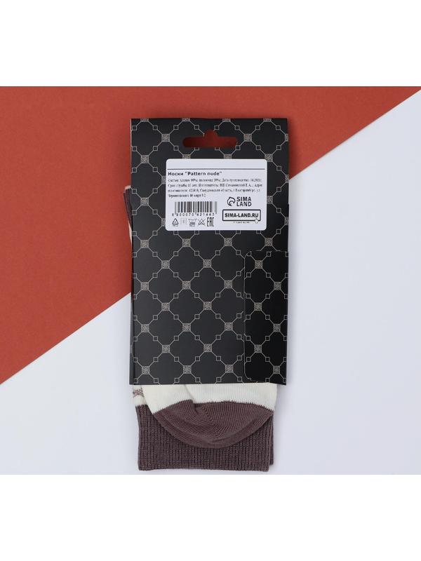 Носки Pattern nude р. 39-40 (24-26 см)
