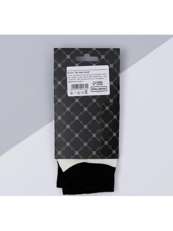 Носки SL logo black р. 43-44 (28 - 30 см)