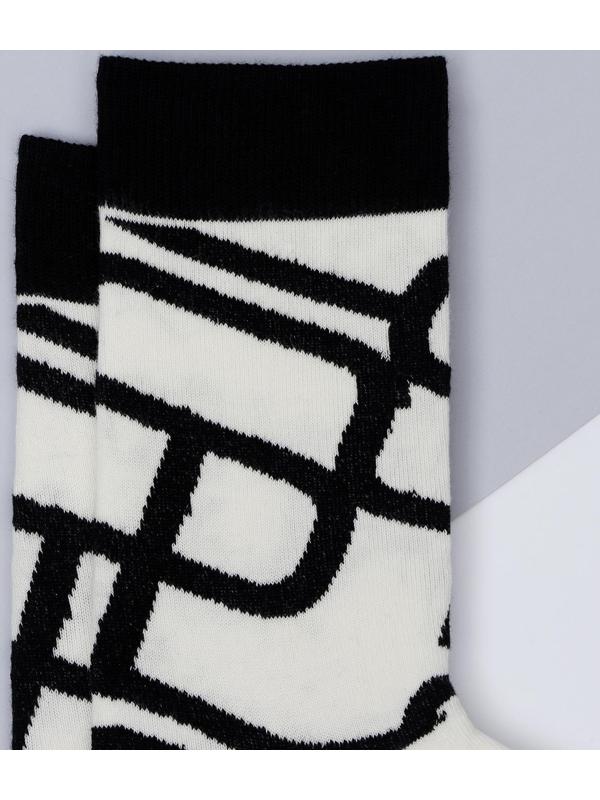 Носки SL logo black р. 43-44 (28 - 30 см)