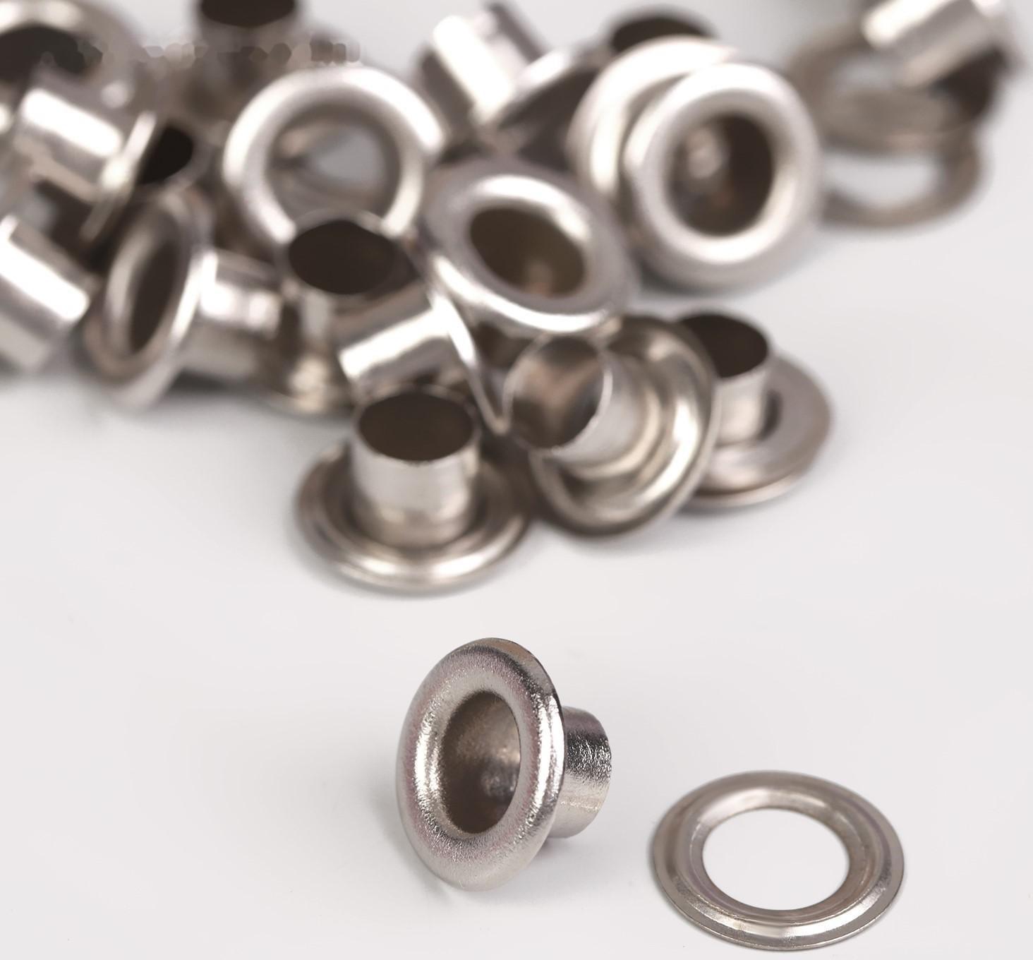 Люверс, d = 5 мм, 50 ± 5 шт, цвет никель
