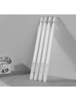 Набор стержней, термоисчезающие, 4 шт, цвет белый