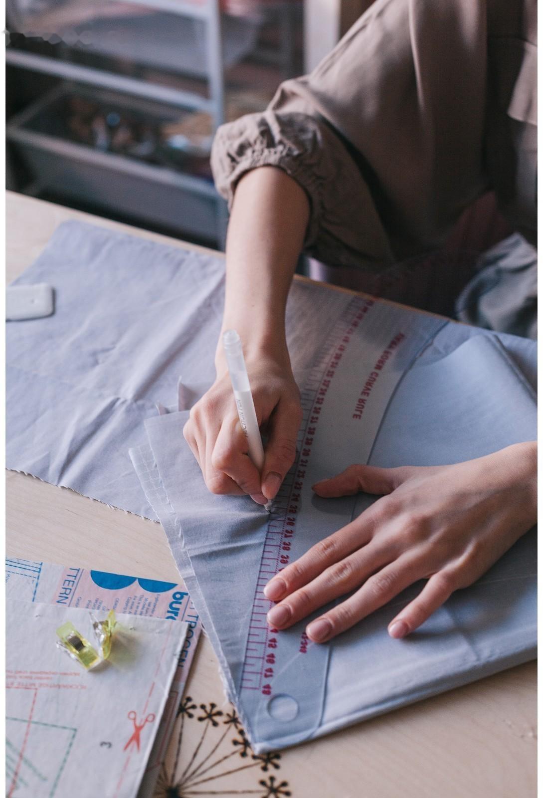 Ручка для ткани термоисчезающая, цвет белый