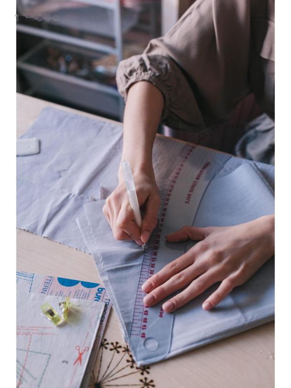 Ручка для ткани термоисчезающая, цвет белый