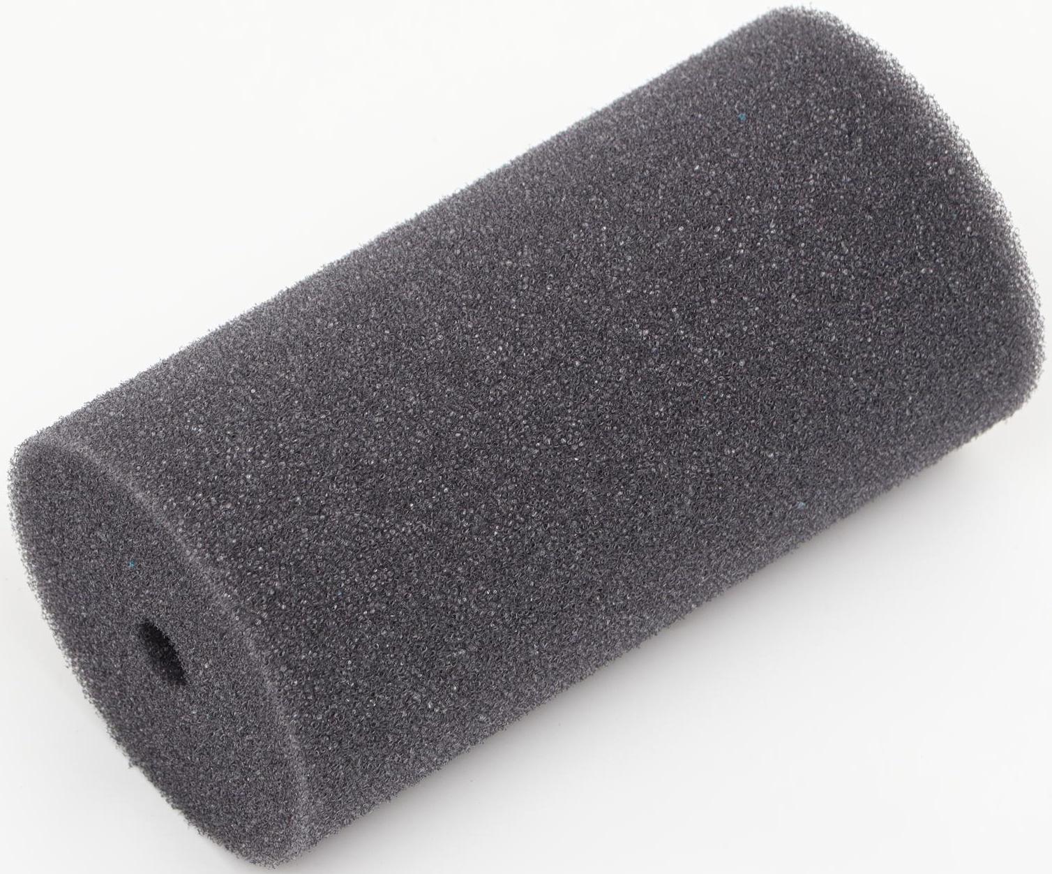 Губка круглая № 4, мелкопористая, 8 х 8 х 16 см, серая