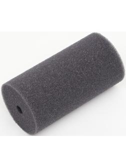 Губка круглая № 4, мелкопористая, 8 х 8 х 16 см, серая